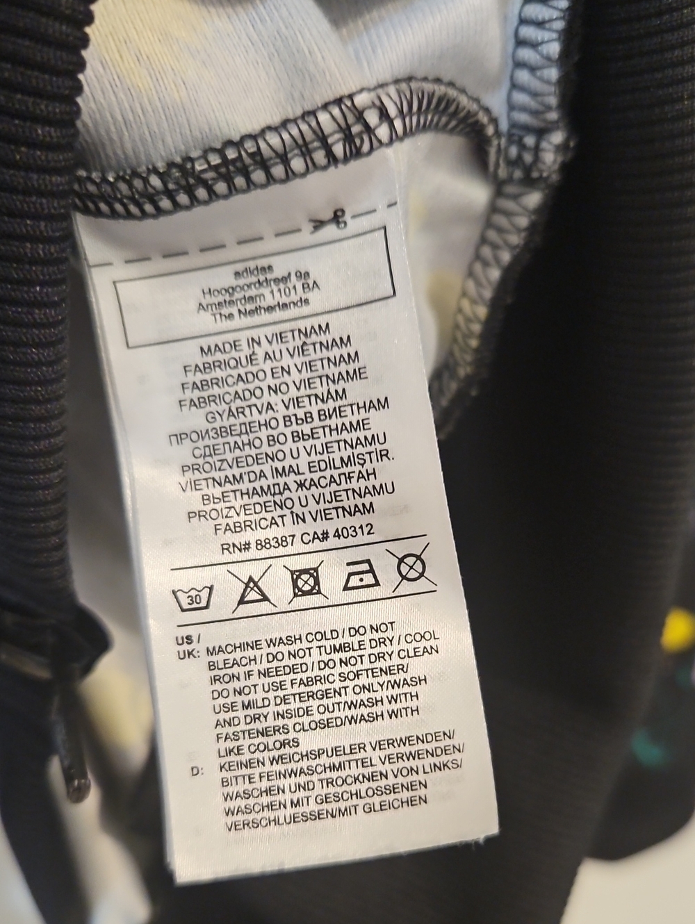 Adidas Floral Zip-Up Jacket - Picture 11 of 13